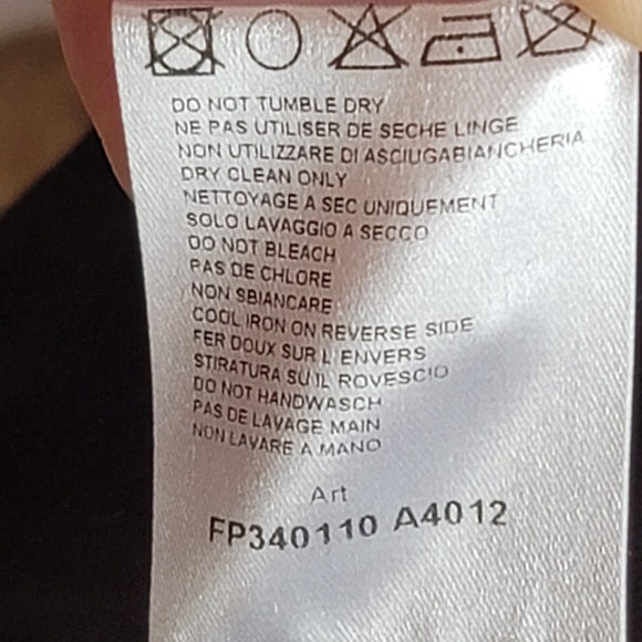 Balmain Black V Neck Logo Pencil Mini Dress size 40 - Picture 5 of 11